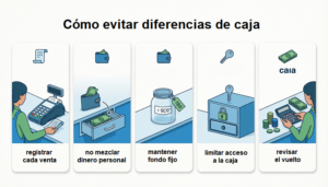 como evitar diferencias de caja